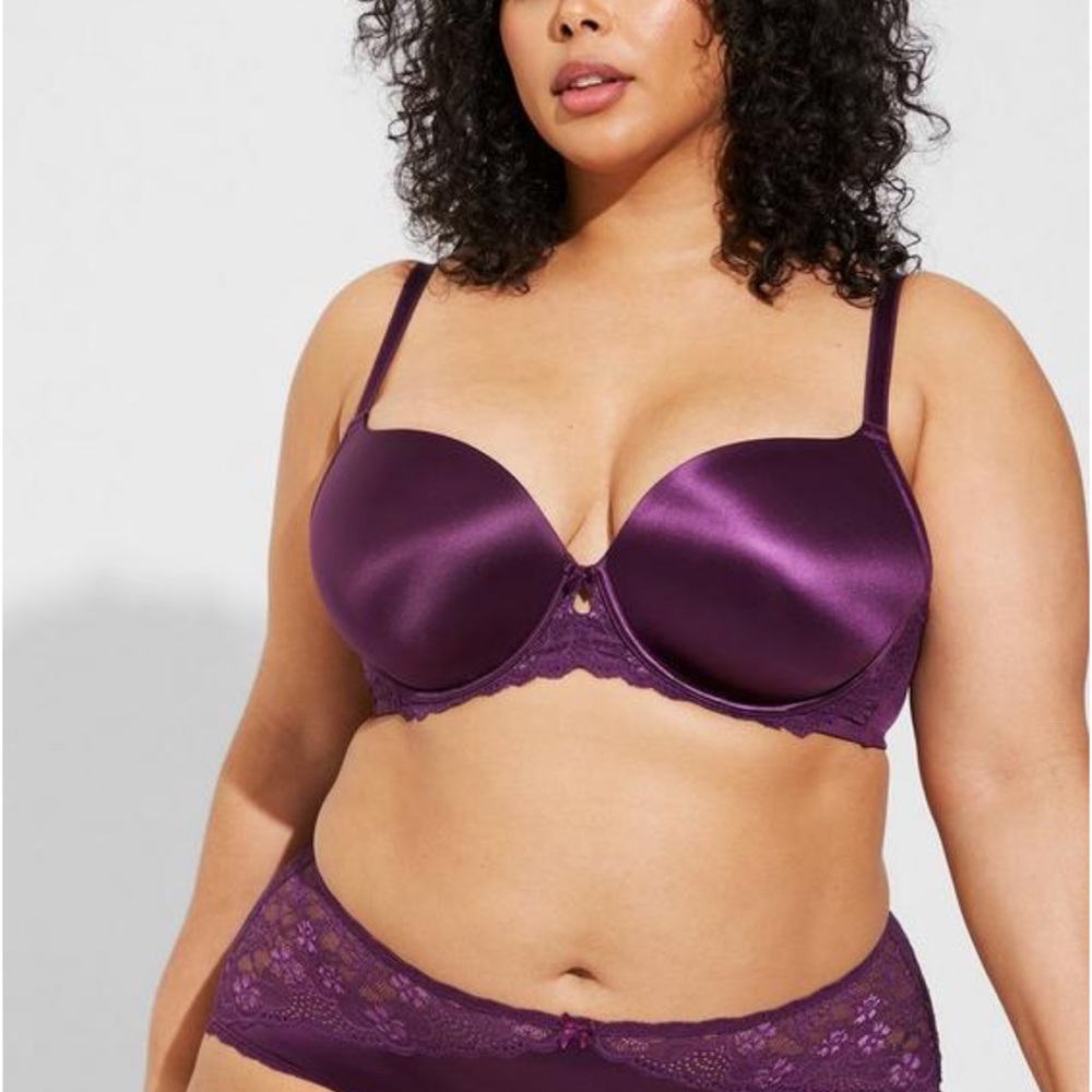 Torrid Purple Perfect T Shirt Bra 40DDD - Picture 2 of 5